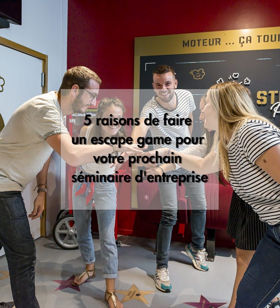 image mise en avant 5 raisons de faire un escape game pour votre prochain séminaire d'entreprise